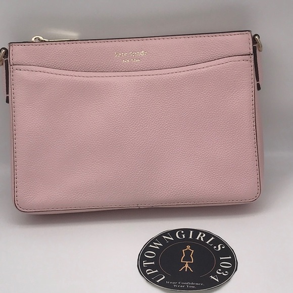 KATE SPADE New York Margaux Medium Pink Leather Convertible Crossbody Bag   NWOT - Picture 3 of 16